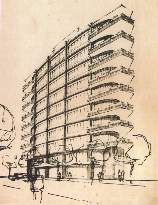 Clássicos da Arquitetura: Edifício Diagonal / Enrique Seoane Ros - Imagem 2 de 15