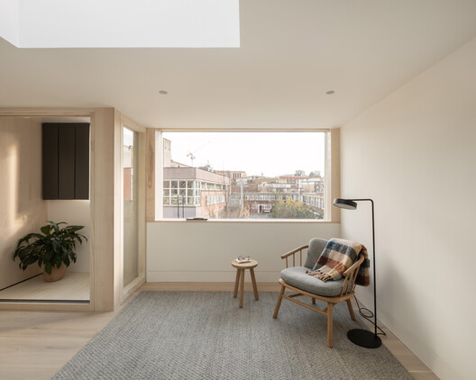 Spitalfields House / Common Ground Workshop - Interior Photography, Living Room, Windows, Chair