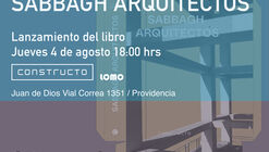 Lanzamiento del Libro SABBAGH ARQUITECTOS