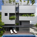 芽庄碧楼 / Pham Huu Son Architects - 建筑图, 独立住宅, 庭院, 表皮
