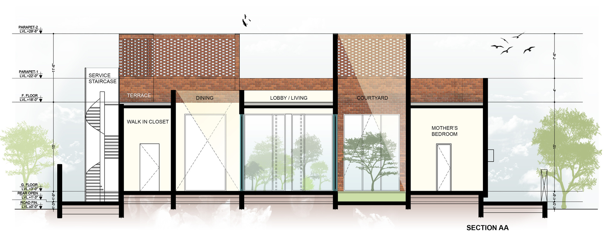 Gallery of The Brick House / Studio Ardete 17