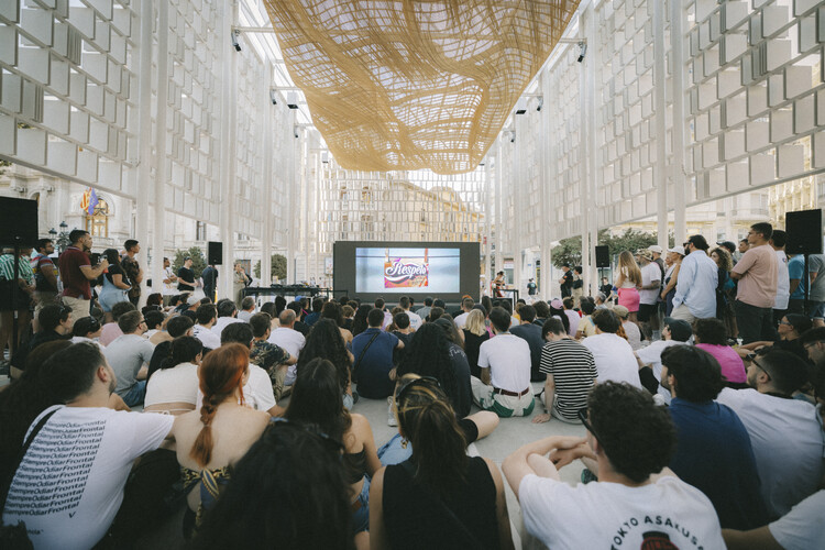 Ágora Valencia Pavilion / Miguel Arraiz + Arqueha - Interior Photography, Chair