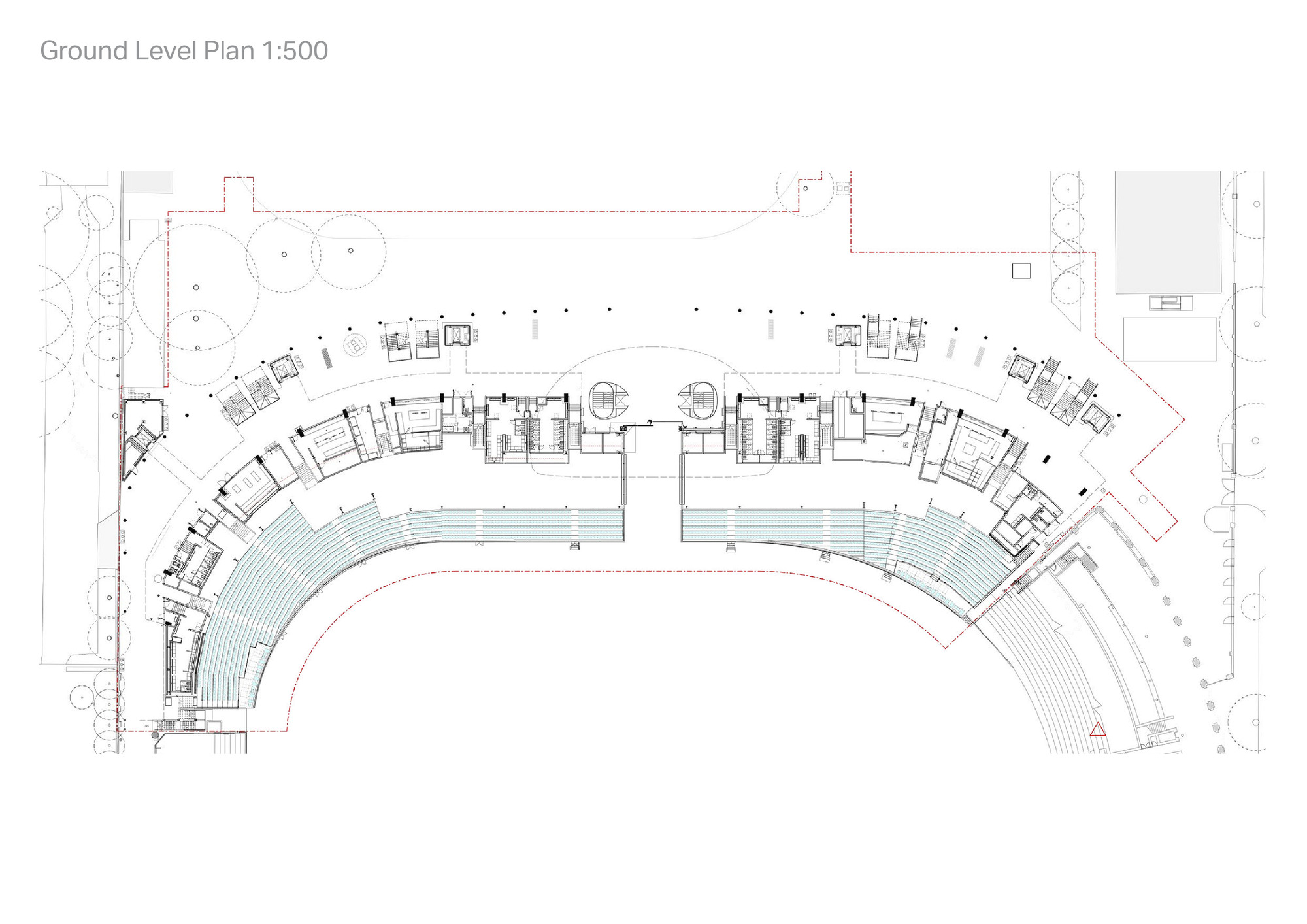 Gallery of Compton & Edrich Stands Lord’s Cricket Ground