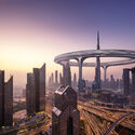 Una estructura en forma de anillo gigante propone rodear el Burj Khalifa de Dubai - Imagen Principal