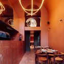 Nómada Chiado Restaurant / Spacegram - Interior Photography, Restaurant, Door, Table, Lighting, Chair