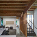 Neighborhood Design Studio / Studio Melee - Interior Photography, Office Buildings, Beam, Facade, Chair, Bench