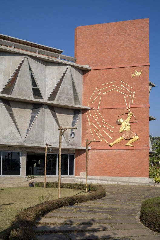 Manshakti Mindgym 博物馆 / Design Workshop - 建筑图, 视窗, 砖, 表皮