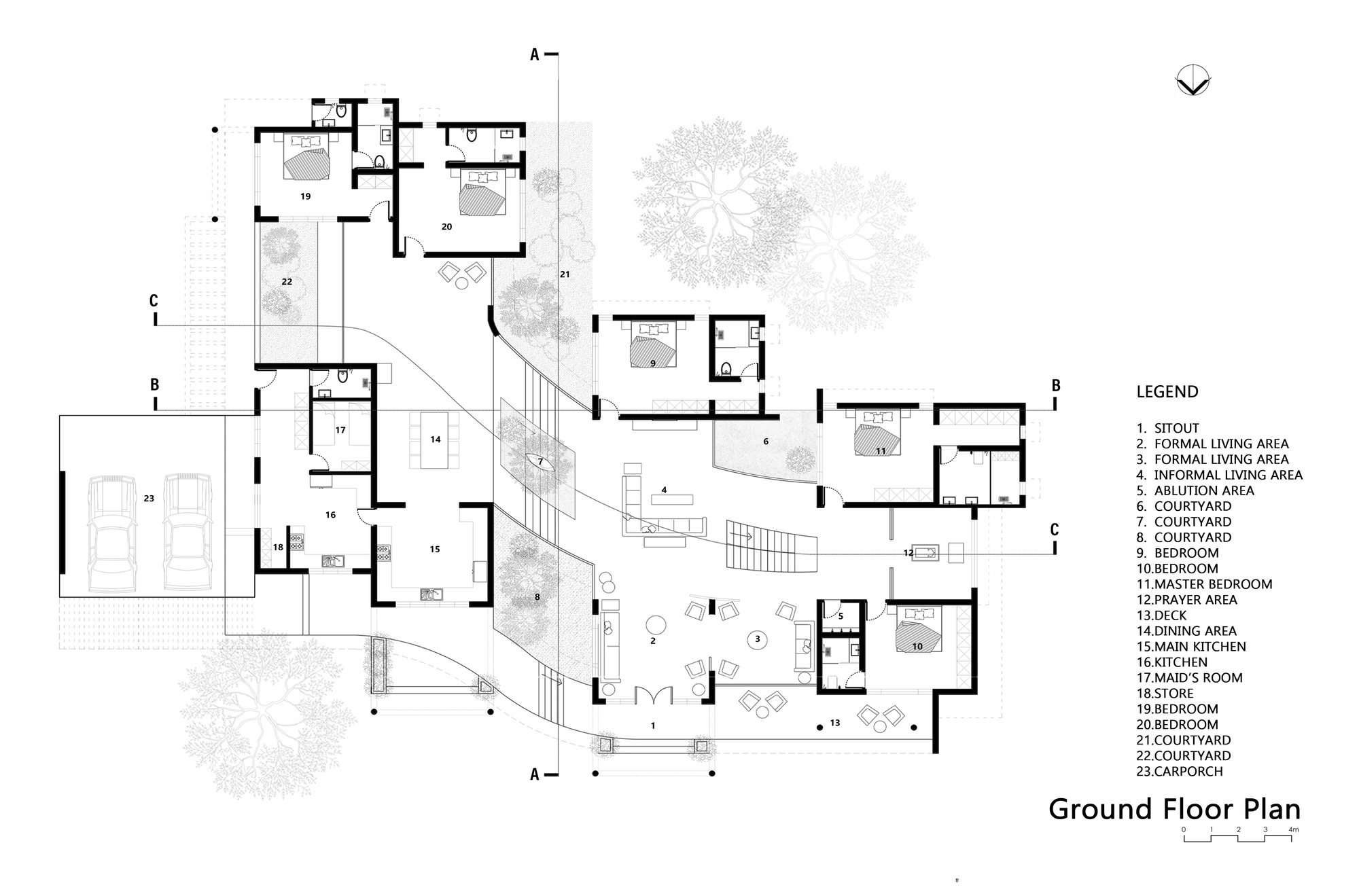 gallery-of-contour-house-archimatrix-india-associates-16