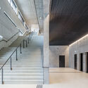Med Campus Linz / LORENZATELIERS - Interior Photography, Stairs, Windows, Facade, Handrail