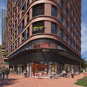 Construction Starts on Mecanoo's Brink Tower in Amsterdam - Image 2 of 4