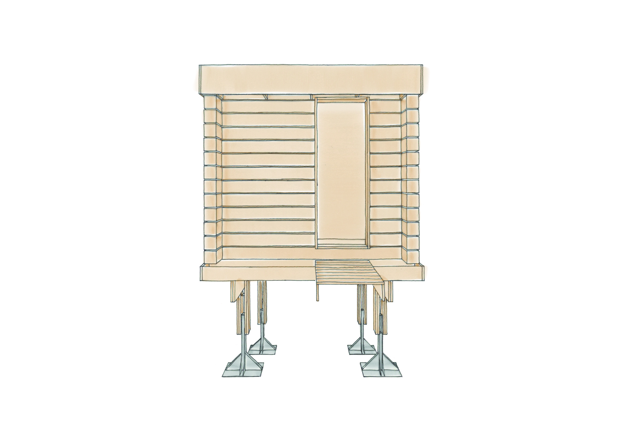 Gallery of The Hermitage Cabin / llabb 24