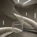 未完成作品→乌普萨拉市政厅 / Henning Larsen - 室内图, 市政厅, 楼梯, 扶手