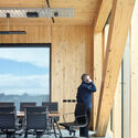 NIOA Timber Tower / KIRK Studio - Interior Photography, Chair, Beam, Windows