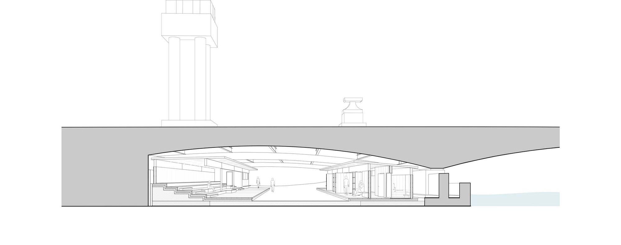 画廊 苏州河武宁路桥下驿站 / 致正建筑工作室 - 45