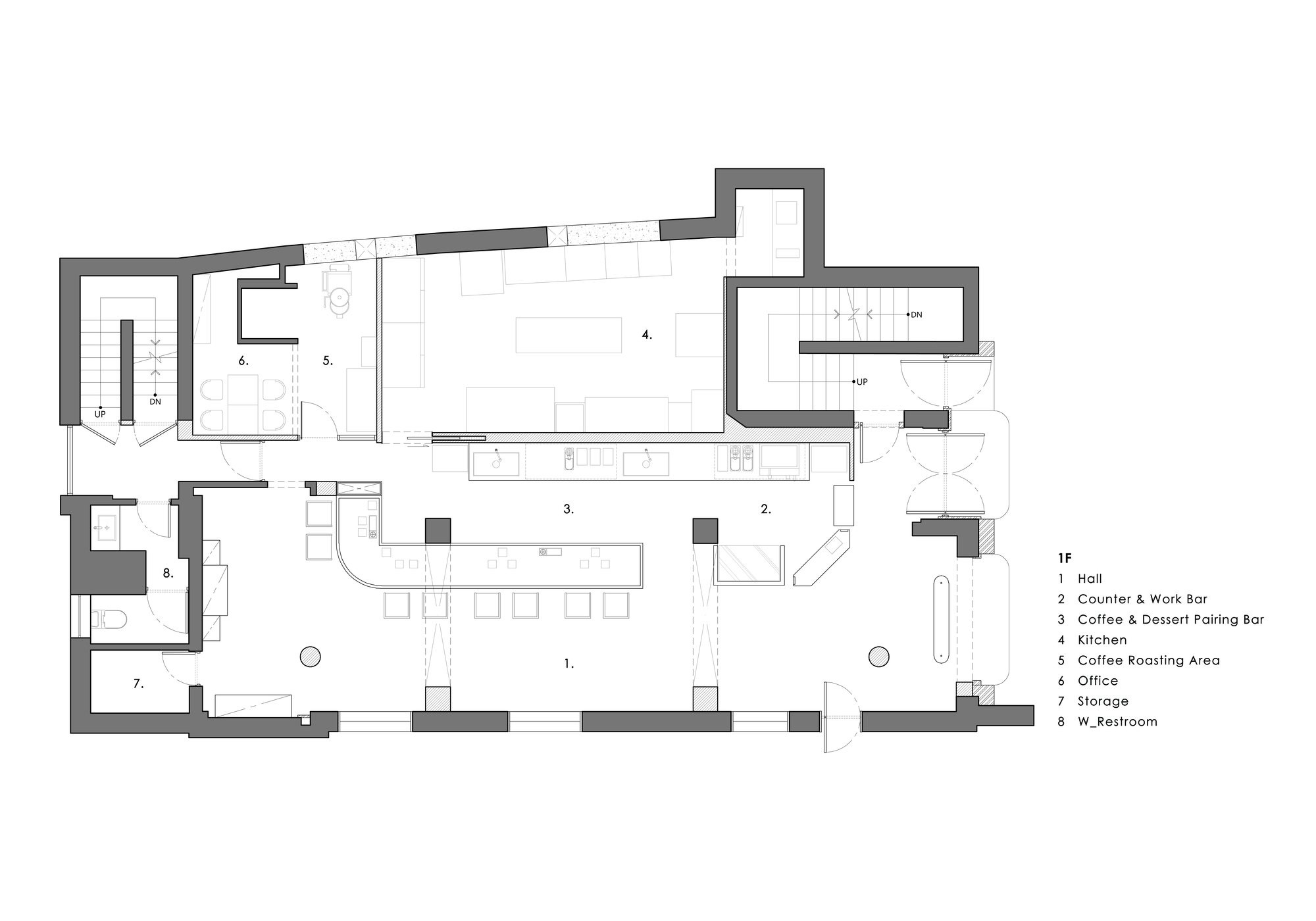 Gallery of sted Dessert Café / design by 83 33