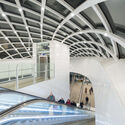 Lightrailstation The Hague / architectural studio ZJA - Interior Photography, Train Station, Stairs, Handrail, Beam, Arch, Facade