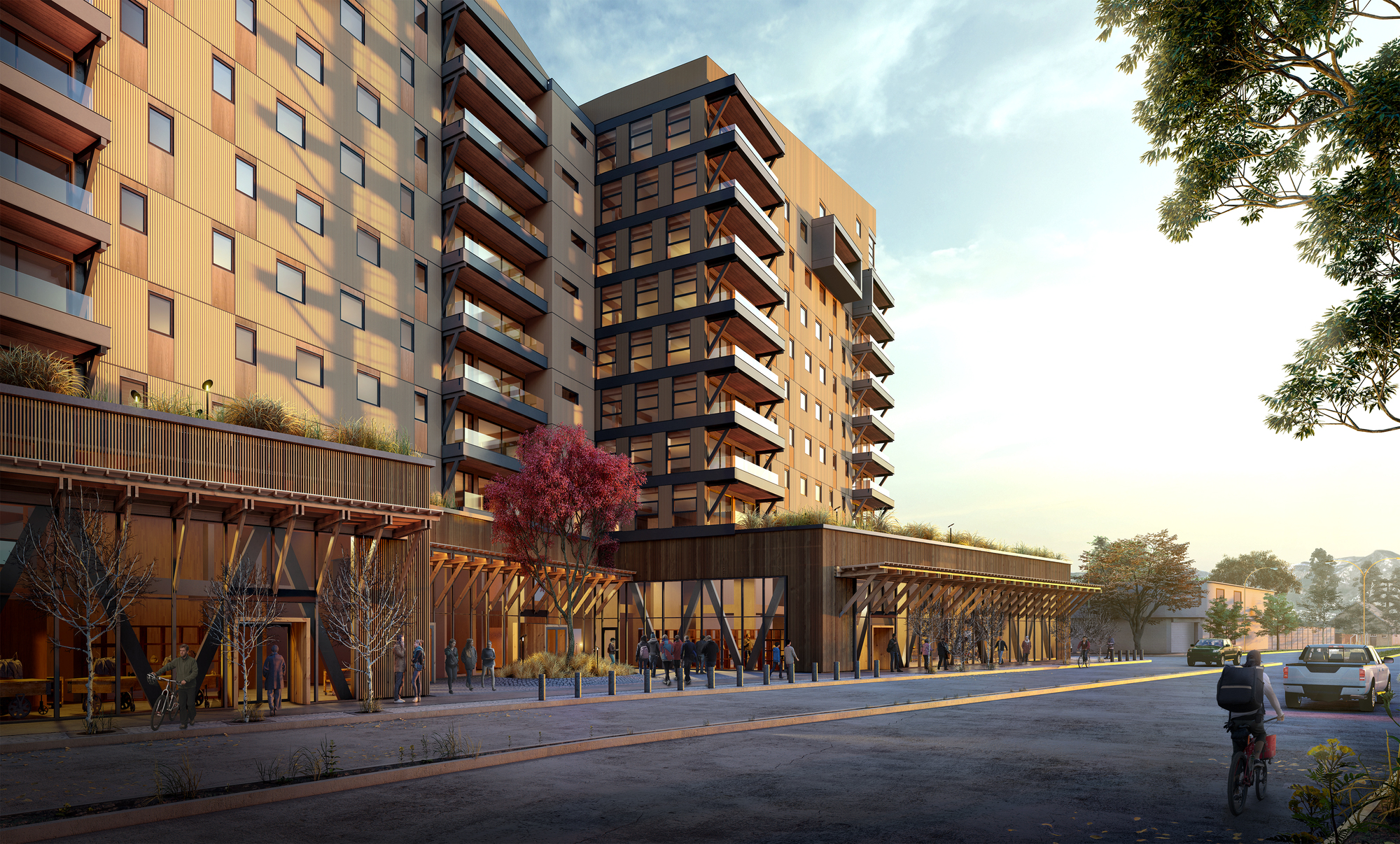 Gallery of Latin America’s First High-rise Building in Cross Laminated ...