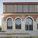 Knowledge Center for Innovation in Saint-Étienne / K architectures - Exterior Photography, Windows, Facade, Arch, Arcade, Column