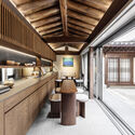 Galeria de Arte Song Hyun Jae Kukje / Urban Ark Architects - Fotografia de Interiores, Arquitetura Cultural, Cozinha, Viga, Fachada, Bancada