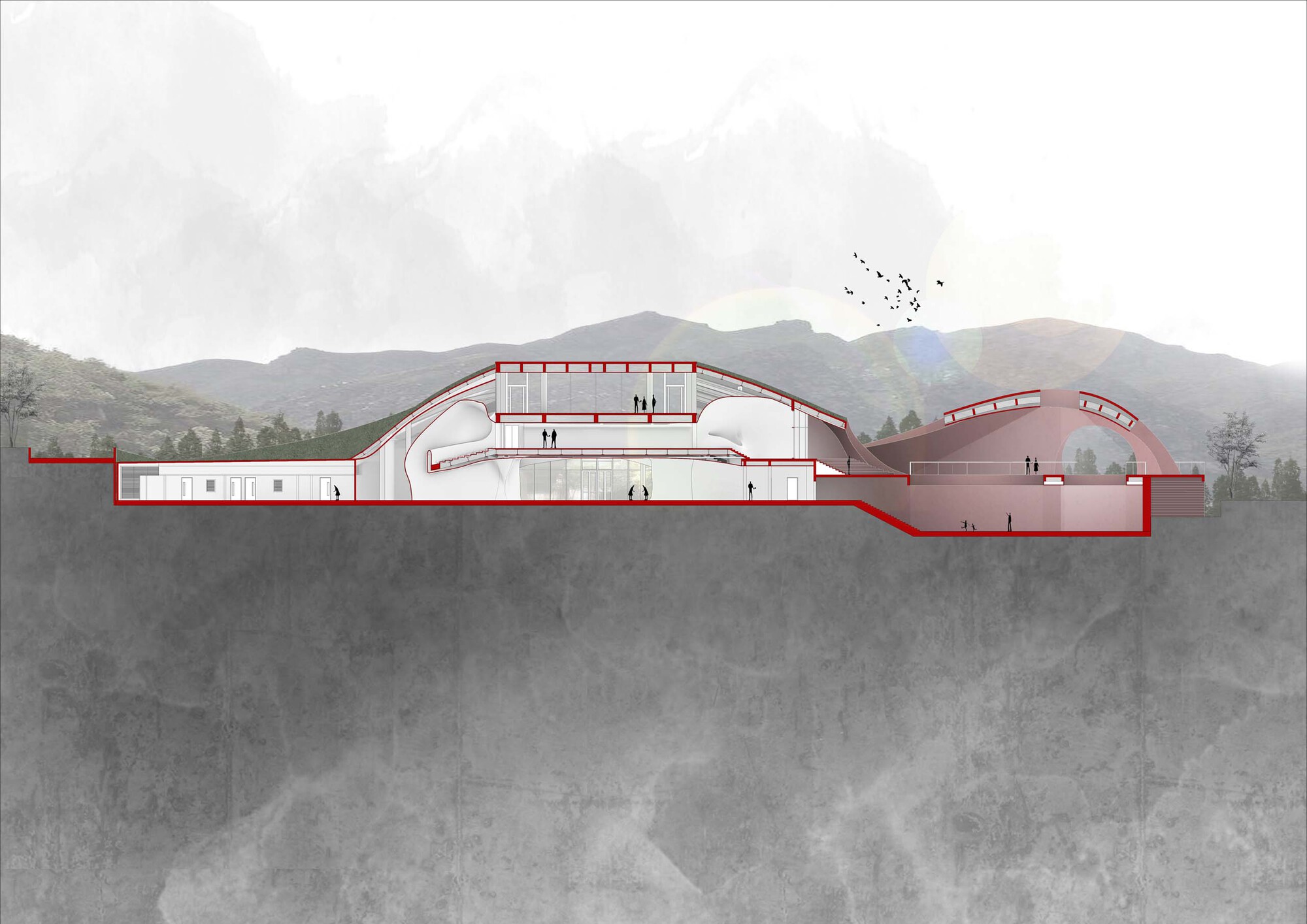 Gallery of Chaohu Natural and Cultural Center / change architects - 63