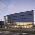 Sports Building Erasmus University Rotterdam / VenhoevenCS - Exterior Photography, Sports Architecture, Facade