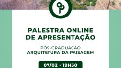 Palestra de apresentação da especialização em Arquitetura da Paisagem - IEC PUCMinas
