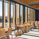 Port Marianne Secondary School / Ateliers A+ - Interior Photography, Schools , Facade, Table, Chair, Lighting