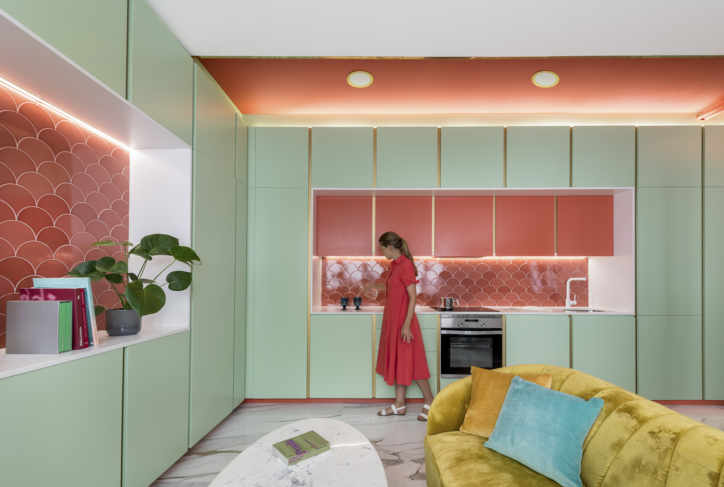 画廊 让‘彩色混搭’的住宅室内设计流行起来! - 4