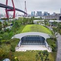 Parque Shanghai Yangpu District Zero Carbon / Ábalos + Sentkiewicz arquitetos - Fotografia de Exterior, Estação Intermodal , Fachada, Arco, Urbano