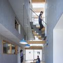 Split House / Shinsuke Fujii Architects - Interior Photography, Houses, Stairs, Beam, Table, Lighting