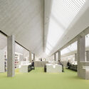 Anexo de la Biblioteca Estatal de Wurtemberg / LRO GmbH & Co. KG Freie Architekten BDA - Fotografía interior, Bibliotecas, Fachada