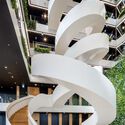 POST Headquarters / Metaform Architects - Interior Photography, Stairs, Facade