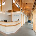 Toyohashi Orthodontic Office / TSC Architects - Interior Photography, Dental Clinic, Kitchen, Beam, Facade, Handrail