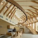 Oyaki Farm Factory / Tono Mirai Architects - Interior Photography, Kitchen, Beam, Windows, Handrail