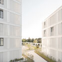 Paul-Gerhardt-Allee Apartments / allmannwappner - Exterior Photography, Apartments, Courtyard, Facade