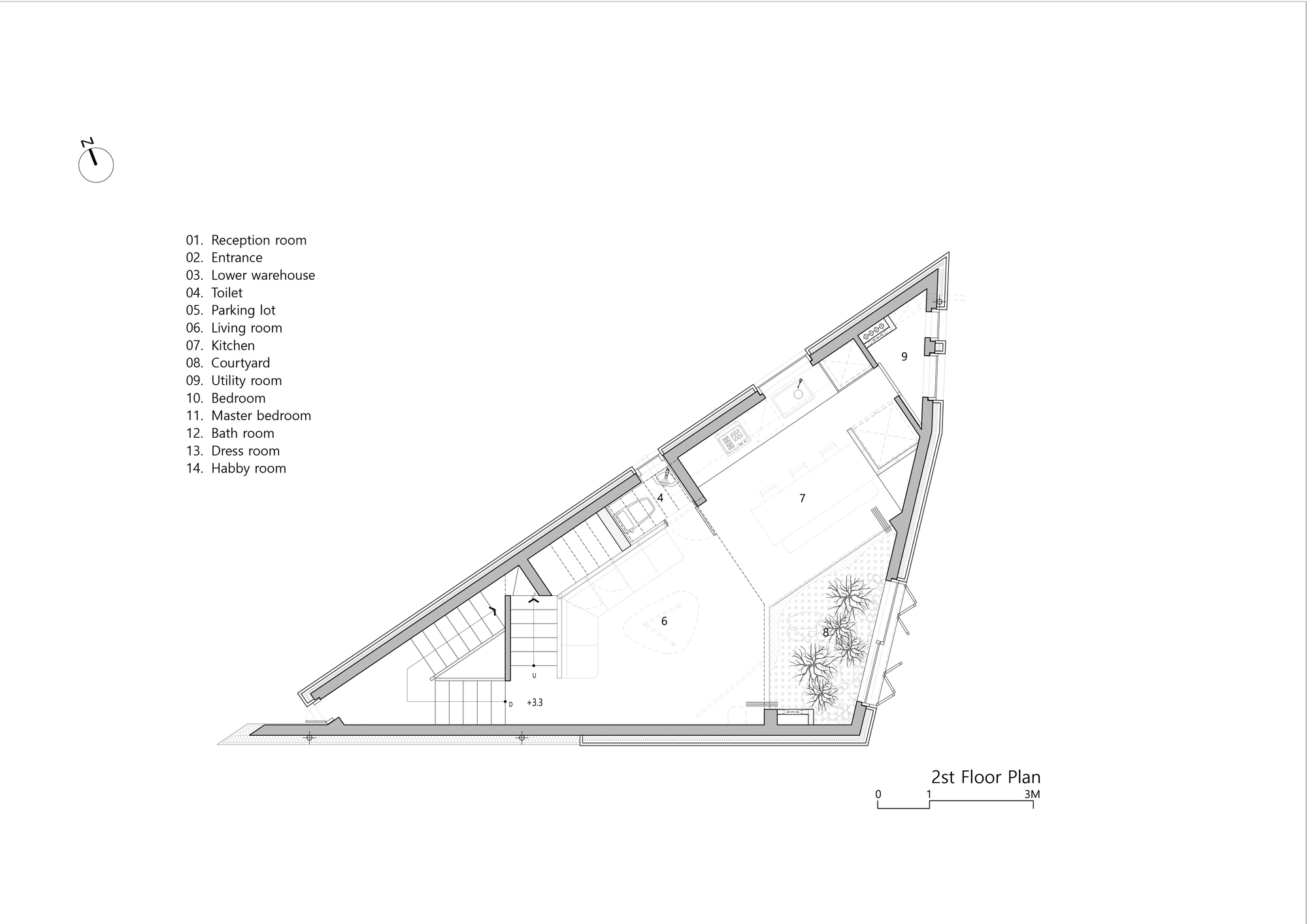 Gallery of Jisan Stone House / PLAN Architects office 22