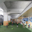 高架铁路下的幼儿园 / 秋山隆浩建筑设计事务所 + Atelier HMC - 室内图