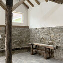 Conversion of a Franconian Farmhouse / André Rieß - Interior Photography, Restoration, Beam, Arch, Table, Bench