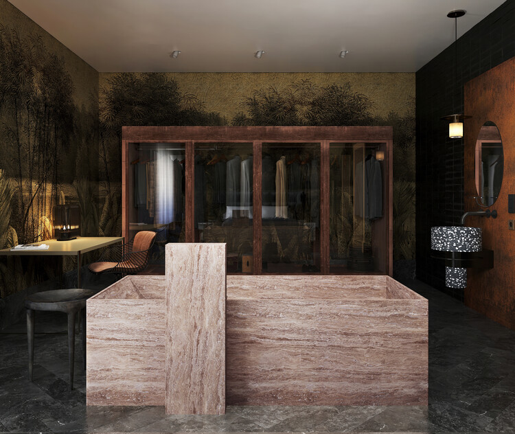 Radikal Klassisk / PUNTOFILIPINO - Interior Photography, Detail, Door, Beam, Table, Chair