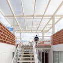 Villanueva Housing / ERDC Arquitectos - Interior Photography, Housing, Stairs, Facade, Beam, Handrail, Door