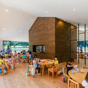 UB Kindergarten and Nursery / HIBINOSEKKEI + Youji no Shiro - Interior Photography, Day Care, Table, Chair