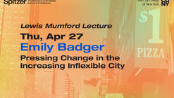 Lewis Mumford Lecture given by NY Times journalist Emily Badger