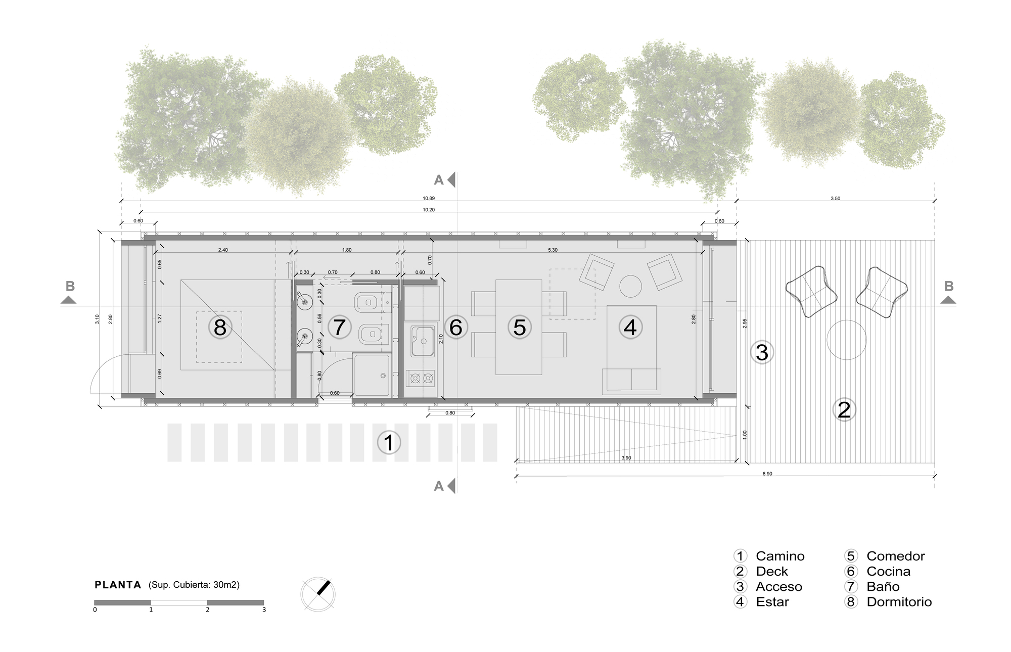 Gallery of LABT-20 Modular Home / Estudio Borrachia Arquitectos + GB ...