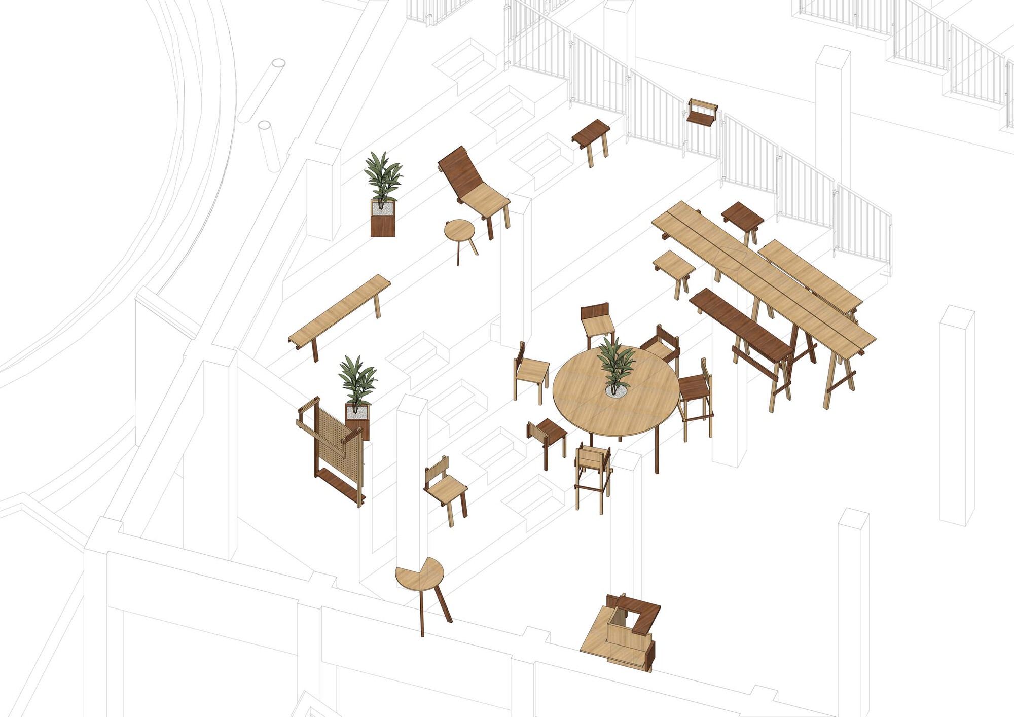 Gallery of Symbiotic Urban Furniture Project / B.L.U.E. Architecture Studio 23