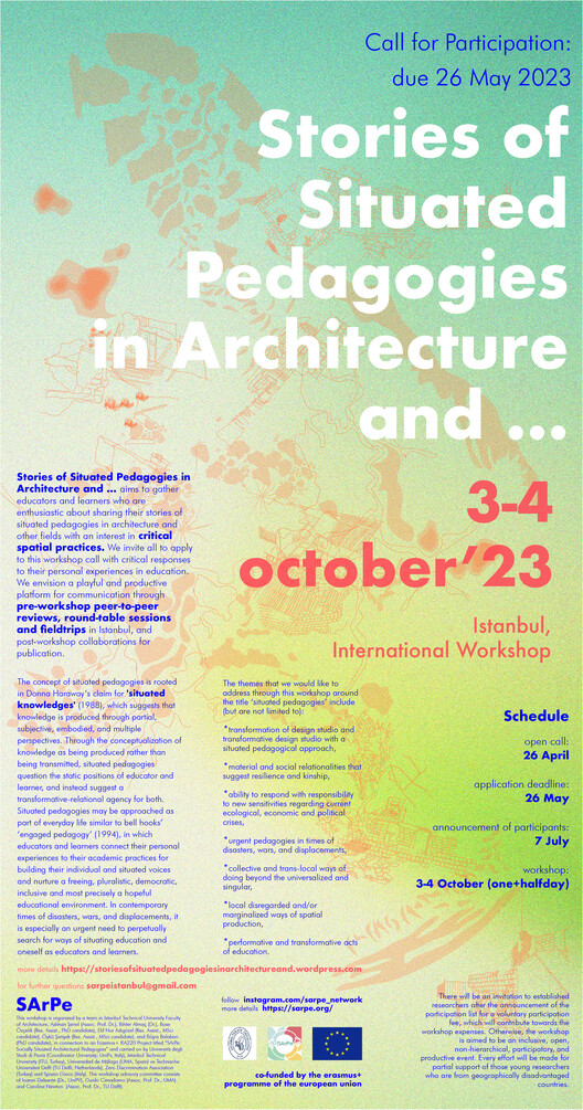 Call for Participation: Stories of Situated Pedagogies in Architecture - Image 1 of 1