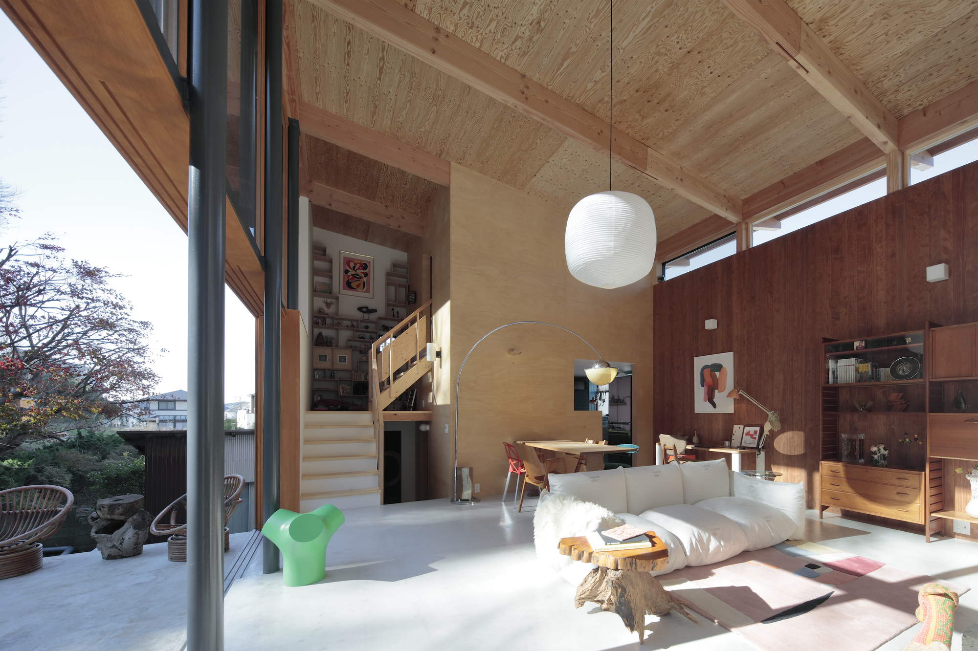 画廊 4.5米高窗，叶山町“舞台” / Takanori Ineyama Architects - 2