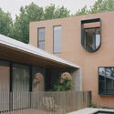 Glen Iris House / Pandolfini Architects - Exterior Photography, Houses, Courtyard, Facade, Fence, Handrail, Door, Balcony