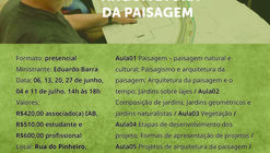 Curso "O Projeto de Arquitetura da Paisagem"