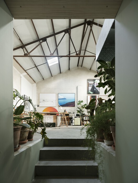 Eulalia. Elements for Industrial Recovery / BURR Studio - Interior Photography, Stairs, Beam