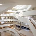 YOFC's Headquarters / Gensler - Interior Photography, Office Buildings, Stairs, Facade, Handrail, Beam, Arch